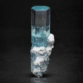 Aquamarine Crystal on White Albite